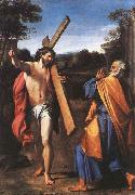 Annibale Carracci Jesus and Saint Peter oil painting